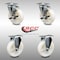 Service Caster 5 Inch SS Nylon Wheel Swivel Top Plate Caster Set with 2 Brake 2 Rigid SCC SCC-SS20S514-NYS-TLB-2-R-2 - alternate 7